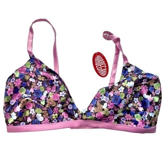 parade Other - Parade size 3x NWT GANNI Luminous Glow Triangle Bralette GLOW SATIN